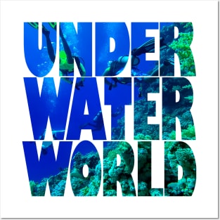 Underwater world Posters and Art